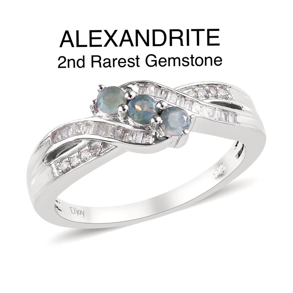 ALEXANDRITE, Diamond Acct. Ring
